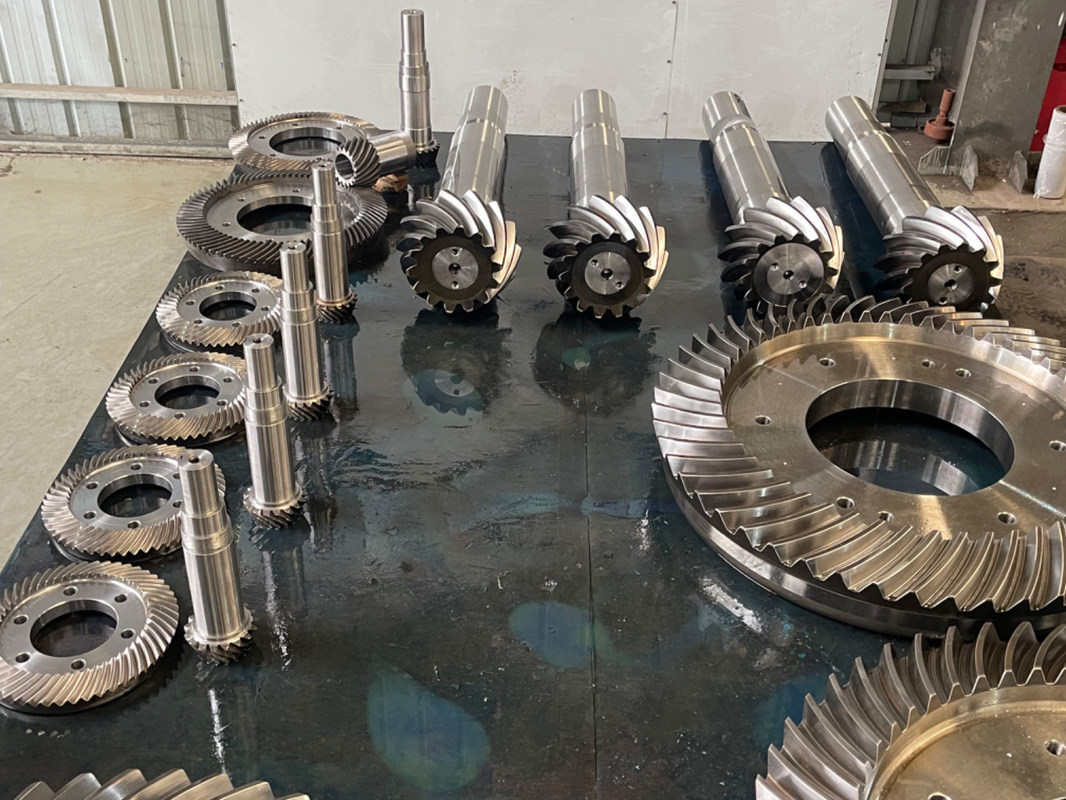 Los engranajes de bisela espiral de larga duración y alta precisión   Custom OEM / ODM, personalizables según los diseños proporcionados.