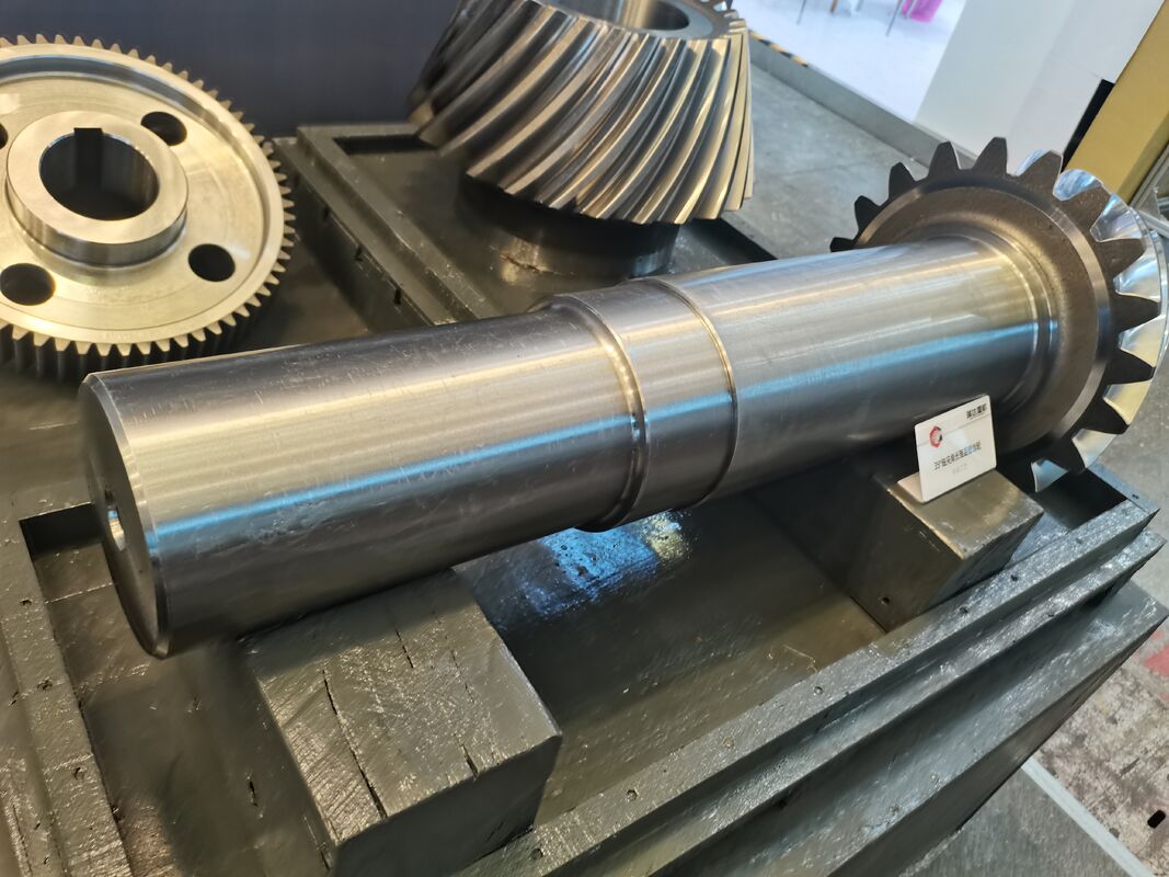Juego de engranajes cónicos helicoidales de alta resistencia de 29 estrías para maquinaria industrial