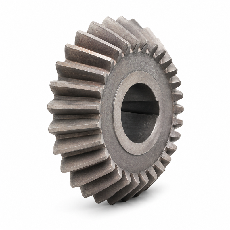 Engranaje cónico espiral de alta durabilidad hecho a medida con cementación y enfriamiento para maquinaria industrial